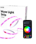 16.4ft RGB LED Light Strip With 16 Million Colors And Tunable White, App Control, Music Sync by Wyze with color wheel display