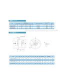 Technical diagram of Industrial Magnetic Powder Brake for Single Shaft Tension Control, 5 Nm Torque, with specifications