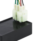 Close-up of DC 6 Pin CDI Module With 4 Plus 2 Pin CDI Cable Harness For GY6 50cc 125cc 150cc ATV Go Kart Moped Scooter Quad Bike
