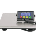 Heavy Duty Digital Postal Scale With Adjustable Viewing Head And Fold Away Handle Locks In Your Shipping Game Smooth Operator Parcel Workhorse Boasts Bright Lcd Screen For Fast Readings Up To 440 Pounds on stainless steel platform.