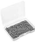Bearing balls set, 500pcs, 3mm chrome steel, mirror-polished, in clear plastic case