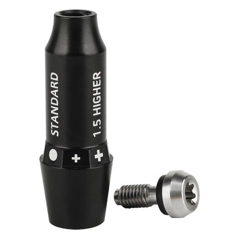 Premium Golf Shaft Sleeve Adapter For PXG 0211 0811 Gen1 Gen2 Gen3 Gen4 Driver And Fairway Wood, black aluminum alloy with screw