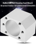 Heavy Duty Aluminum Nut Housing For SFU2005 And SFU2010 Ball Screw 20mm Fit DSG20H One Piece Replacement Bracket Easy Install