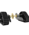 Beefy Heavy Duty 600mm 23.6 Inch Rear Axle Track Assembly Kit For Go Karts ATVs UTVs And Buggy Black Metal Rear Axle Shaft