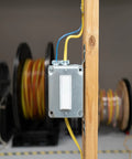100 Foot 10/2 NM-B Romex Copper Wire With Ground For Dry Location Residential Wiring, SIMpull Jacket entering switch box
