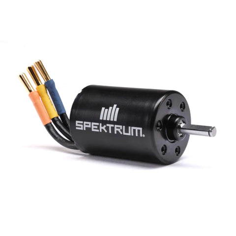 Firma 3650 4000Kv 4 Pole Sensorless Brushless RC Motor With 5mm Shaft 2S-3S LiPo Ready, showing wiring and output shaft
