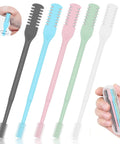 Five Color 360 Degree Rotating Nose Hair Trimmer Set With Double Sided Blades, soft brush, compact case, hand holding set