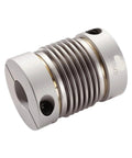 Kick Your Setup Up A Notch With Pro Grade Aluminum Bellows Coupling Featuring Locking Clamping Hub Shaft Coupler for precision machinery.