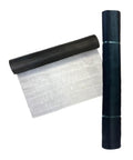 Heavy Duty 9 X 100 Foot Charcoal Fiberglass Mesh Screen With 20x20 No See Um Build for patio use, rolled fabric displayed.