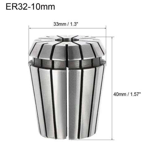 ER32 Spring Collet 10mm Chuck For CNC Milling Lathe Tool Engraving Machine, Pro Grade, Ultra Precise 0.01mm