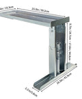 Stair Leveler Ladder Stabilizer With No Fuss Quick Adjust Adjustable 9.7 To 17.6 Inch Range Supports Up To 500 Lbs Slip Resistant Feet