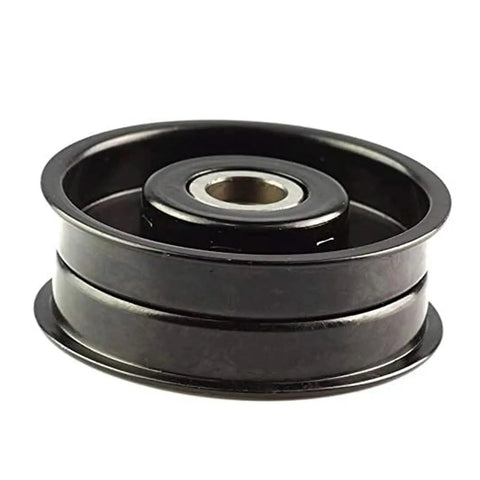 Super Cool Drive Belt Tensioner Idler Pulley Replacement For Mercedes Benz C-Class E-Class Glk And More Models, black metal design.