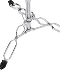 Close-up of the base and foot pedal of Gig Ready Adjustable Double Layer Cymbal Stand Road Tested Heavy Duty Iron Drum Rack.
