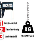 10 Beaded Ball Chain 4.5mm 16.4 Feet Spool With 8 Connector Clasps, corrosion-resistant, load-bearing up to 20 kg