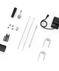 Universal Rotisserie Kit For Most 2 To 4 Burner Gas Grills With 32 To 42 Inches Five Sixteenth Inch Square Spit Rods Includes Three Rotisserie Spits And Counterbalance Designed For Easy Setup And Durable Stainless Components For Lasting Grilling components with motor and spit rods