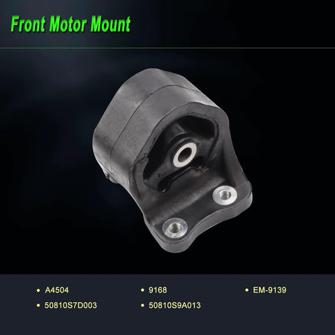 Front motor mount from Honda CRV Engine Motor Mount Set Of 4 For 2002 2003 2004 2005 2006 2.4L Auto Transmission Replacement