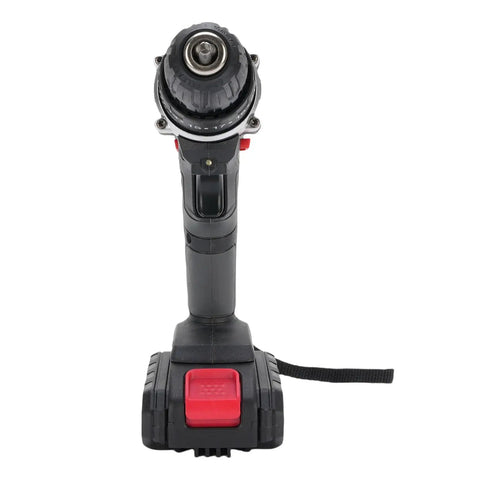 Badass Brushless Cordless Drill Set With A Beefy 350 Watt Motor And Swift 1450Rpm Speed, showing drill head and battery pack.