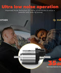 Kick Some Major Heat With This Upgraded 8Kw Portable Diesel Heater Running On 12V Or 24V Power Plus An AC Adapter For Turbo Warmth And Bluetooth App Control To Keep Vans Rvs Trucks And Campers Seriously Comfy In Frigid Conditions, showing ultra low noise oil pump.