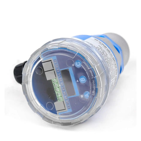 Top Shelf Ultrasonic Level Sensor With 10m Range And 4 To 20mA Output For Precise Liquid Depth Measurement Featuring Rs485 Protocol and durable design.