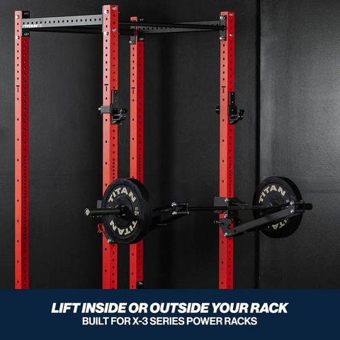 Heavy Duty Safety Strap Spotter Arms For Power Rack And Squat Stand, 1000 Lb Ballistic Impact Catch System, Straight Fire Solo Lifting Gear For Legit Home Gym Grind, Quick Install Pair For Ballers Who Lift Heavy