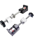 Heavy Hitter Cnc Ball Screw Kit Sfufu2010 Premium Carbon Steel Transmission Shaft For Precision Engraving Equipment With Rock Solid Motor Spindle Bundle 900Mm, showcasing assembled components.