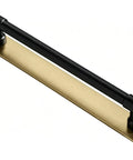 5 Pack 10 Inch Center To Center Cabinet Pulls In Matte Black And Champagne Bronze Finish With Backplate And Base Plate