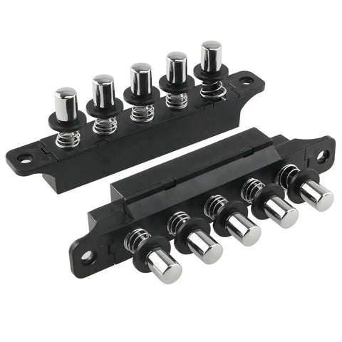 Five Button Range Hood Switch Kit MQ165 Piano Type Key Board Switches 250V 4A For Range Hood, featuring 5 metal buttons