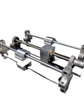T8 Lead Screw Kit For 3D Printers With Optical Axis And SK8 Bearing Bracket, All In One Plug And Play Linear Motion System For Precise, Smooth, Quick DIY Printer Upgrades, shown with metal rods