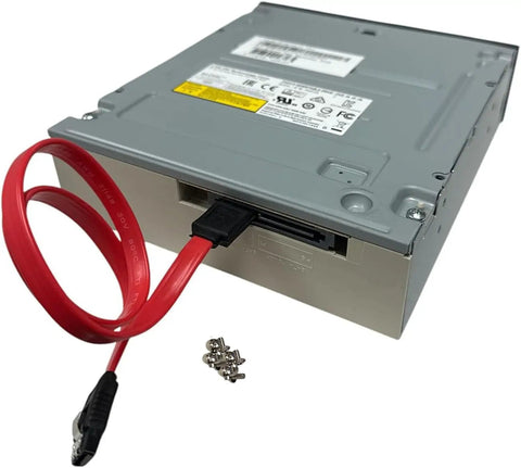 24x Dual Layer SATA DVD RW Optical Drive For Desktop And Laptop With DVDR DVDRW DL DVD CD-R CD-RW Support Fast Data Backup And Easy Software Install Reliable Performance For Home Media And PC Upgrades, with SATA cable and screws