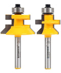 Tongue And Groove Router Bit Set For Wood Flooring Two Bit One Quarter Inch Shank Premium C3 Micro Grain Tungsten Carbide Blades