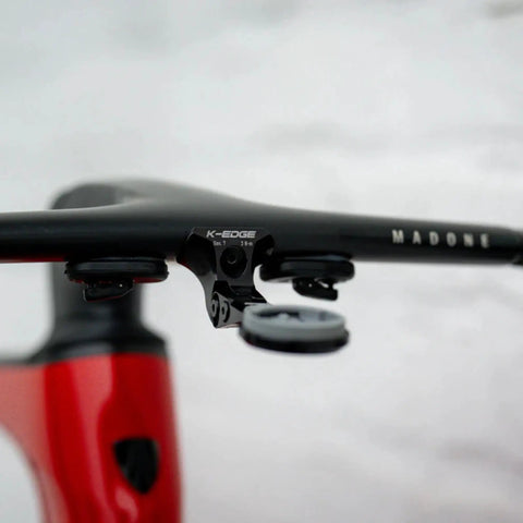 Gen 7 Madone Bicycle Computer Combo Mount For Garmin GPS Devices integrated on Trek Madone Cockpit, black CNC aluminum