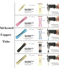 Cool 200 Pcs Thicken Wire Heat Shrink Butt Splice Connectors In 5 Sizes Solder Sleeve Cable Splice Crimp Terminals For AWG 22-10 Kit, size chart