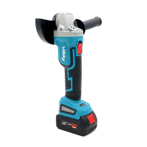 Cordless 20V Angle Grinder That Packs a Punch With 8500 RPM Brushless Motor, 5-Inch 125mm Cutting And Grinding Kit, Battery Included