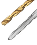Beefy Tap And Drill Bit Set For Metalwork 4 40 UNC Taps Plus 2 3mm Drill Bits Straight Flute HSS 6542 Titanium Coated And Uncoated Options