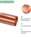 Copper Sheet Roll 2000 By 60 By 0.05mm copper foil showing pure copper material for DIY projects, home repair, crafts, and more uses.