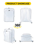 Top Notch Transparent Cleanroom Engineer Tool Backpack With 20 Liter Capacity And Crystal Clear Body for easy visibility in all angles.