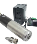 Heavy Duty Water Cooled Atc Spindle For Cnc Router 3Kw Bt30 Interface with smart inverter and cooling system.