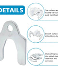 Details of 152 Piece Auto Alignment Shims Kit For Car Body And Suspension Adjustment With Zinc Plated Spacers In 1/64 1/32 1/16 And 1/8 Inch Sets.