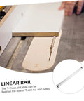 Pro Grade Rock Solid Aluminum Extrusion Profile Featuring T Track Slot Guide And Linear Rail Hardware For Bullseye Precision Automation Jigs and Slick Glide Action in use with T-slot.