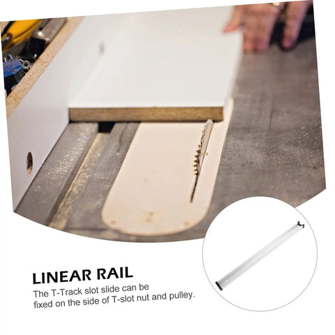 Pro Grade Rock Solid Aluminum Extrusion Profile Featuring T Track Slot Guide And Linear Rail Hardware For Bullseye Precision Automation Jigs and Slick Glide Action in use with T-slot.