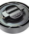 BMW Engine Oil Filler Cap Replacement 11128655331 Drop In Direct Fit OEM Quality Cap, close-up view showing cap details.