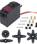 MG996R Six Pack High Speed 180 Degree Digital Servo Motors For Smart Cars Robots Boats And RC Helicopters With 13.5 to 15.2 Kg Cm Torque