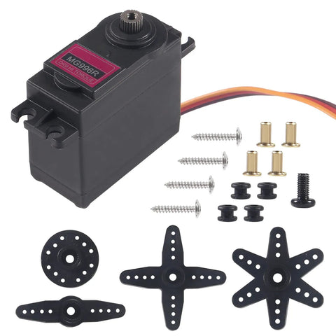 MG996R Six Pack High Speed 180 Degree Digital Servo Motors For Smart Cars Robots Boats And RC Helicopters With 13.5 to 15.2 Kg Cm Torque