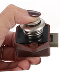 Hand pressing Keyless Push Button Door Latch Lock For Rv Cabinets And Drawers Low Profile Build Heavy Duty Zinc Alloy Hardware.