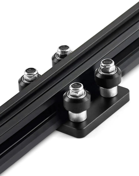 Small V Wheel Plate 4 Pack Gantry Rod Plate With Wheel For 2020 Aluminum Profile CNC And 3D Printer Parts mounted on aluminum extrusion