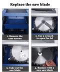 Heavy Duty Benchtop Table Saw For Woodworking And Weekend Warriors Providing Swift Carving Polishing Drilling Plus Accurate Milling With a Chill Motor That Never Breaks a Sweat blade replacement guide.