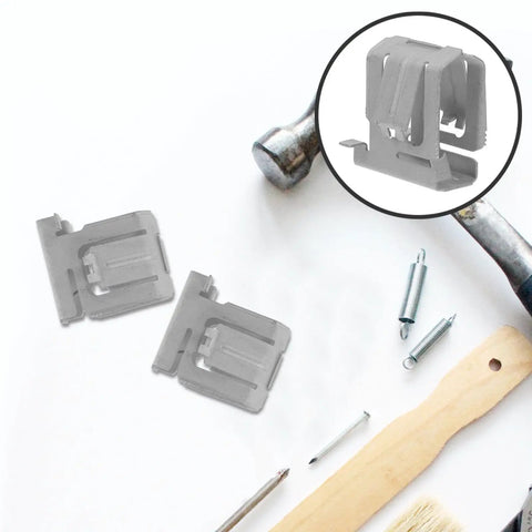 Heavy Duty Stainless Steel Solar Panel Mounting Clips 3 Pack Tough As Nails Roof Brackets Clamp Hardware for Tight Secure Grip.