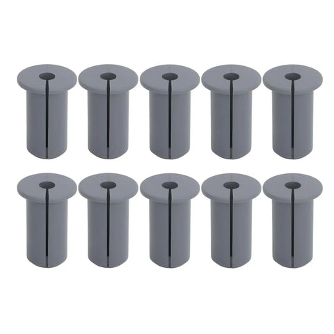 Jiawu Cable Routing Kit With 10pcs Silicone Wall Grommets For Series Wires, Durable Antenna Guard And Wire Organizer In Grey That Keeps Your Setup Neat And Protected From Wear And Tear Like A Boss., 10 grey silicone wall grommets