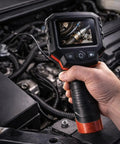 Clear View Borescope With 2.4 Inch LCD Screen And 8.5mm Waterproof Camera 38 Inch Flexible Cable used in engine bay.