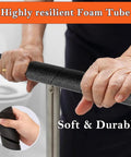 Heavy Duty Black Soft Foam Pipe Insulation Tubing 3 Pack, 15.8 inch foam tube, providing grip on bars.